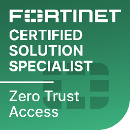 گواهینامه FCSS in Zero Trust Access (ZTA)