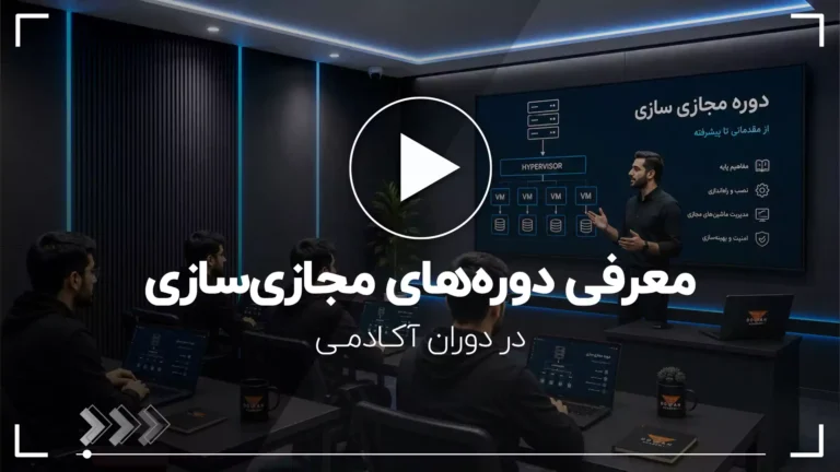کاور دوره مجازی سازی در آکادمی دوران